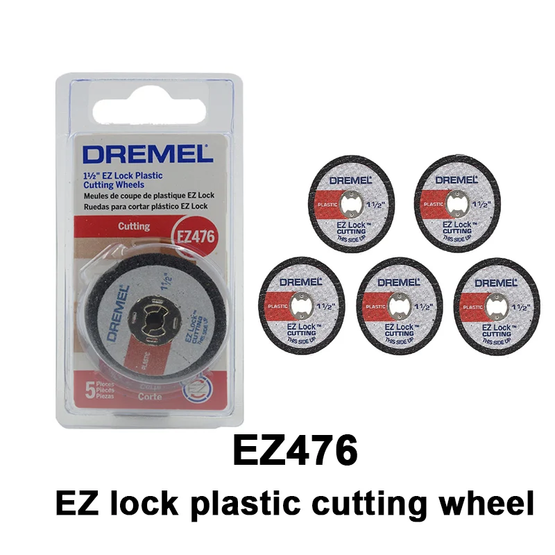 Imagem -02 - Rodas de Corte da Série Dremel ez Lock Madeira Mental Plástico Moagem Ferramenta Rotativa Disco de Corte Acessórios