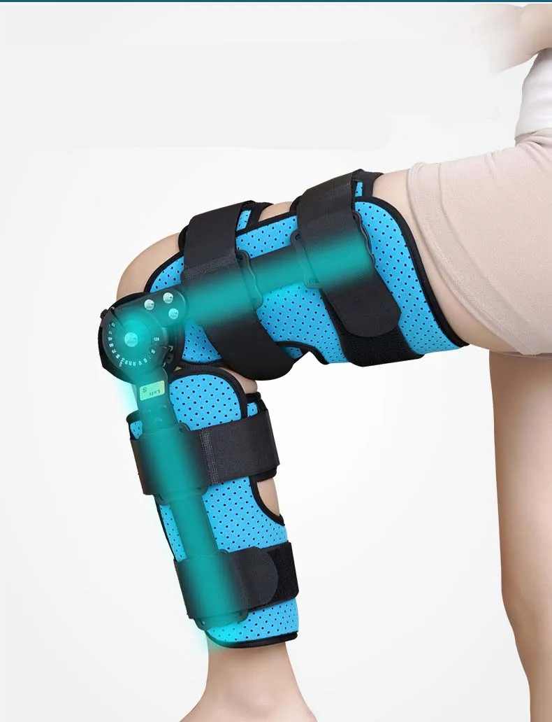 Adjustable Medical Knee Joint Fixed Brace Support Orthosis Patella Knee Compression Sleeve Splint Support Rehabilitation Bracket