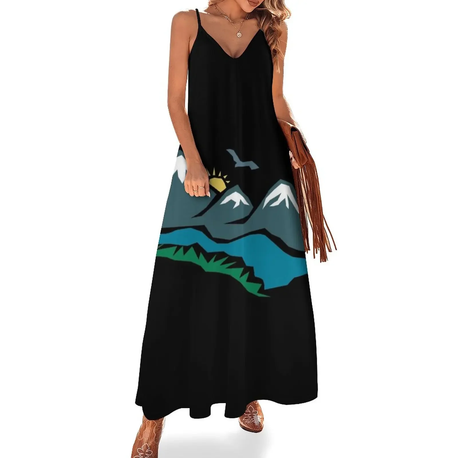 

Mountains Sleeveless Dress dresses ladies 2025 summer evening dresses women dress women summer luxury woman party dress