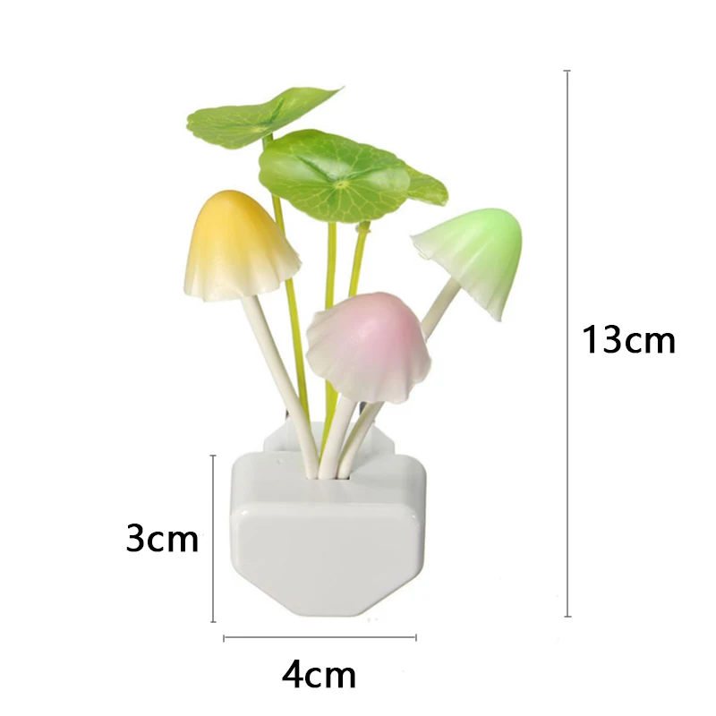 Dropshipping Plug In LED Night Light Artificial Plant Lampshade Home Decoration Light Fixture Energy Saving Corridor Motion Lamp