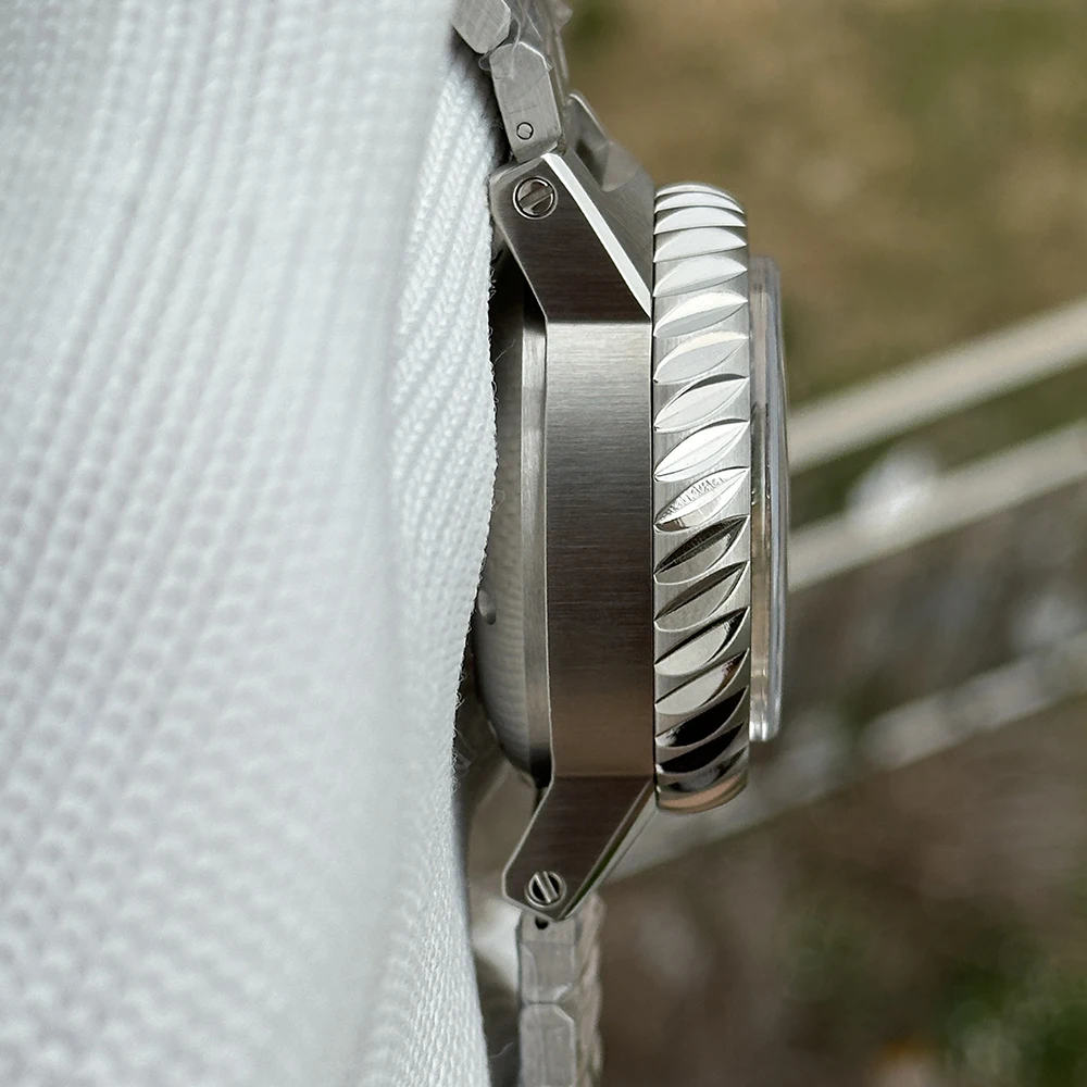 Steeldive relógio de mergulho masculino 46.5mm esporte automático relógio de pulso mecânico 25000m à prova dwaterproof água luminosa safira nh35 moldura cerâmica