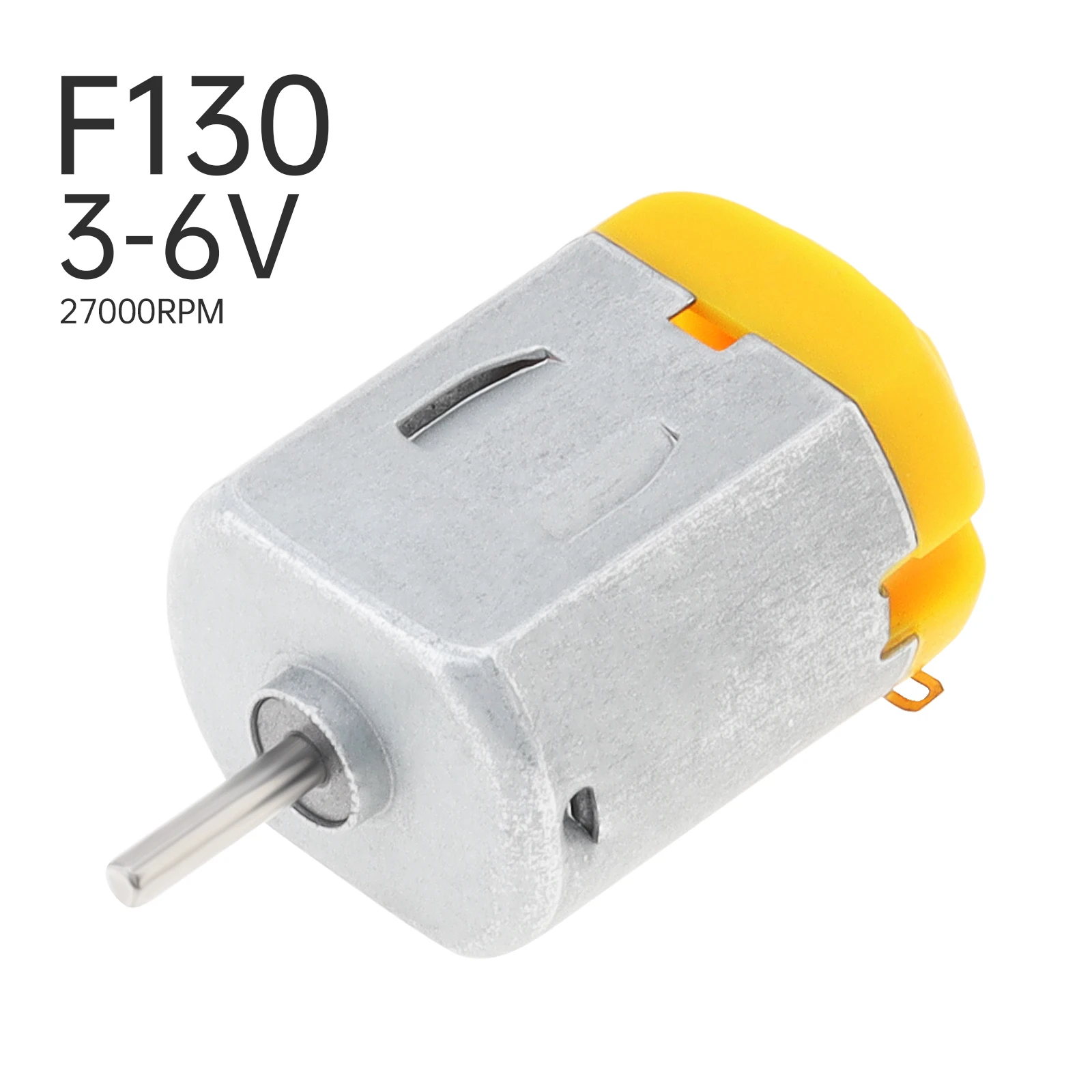 F130 DC Motor 13500 - 27000RPM 3V - 6V High Speed Micro Motor for DIY Model Car / Model Ship