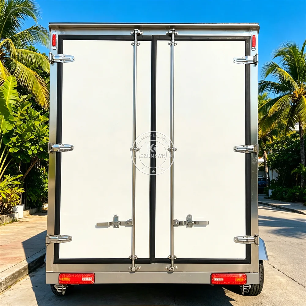 

Heavy Duty Reefer Truck Commercial Refrigerated Trailer Stable Cooling Vehicle Frozen Food Transportation Trailer