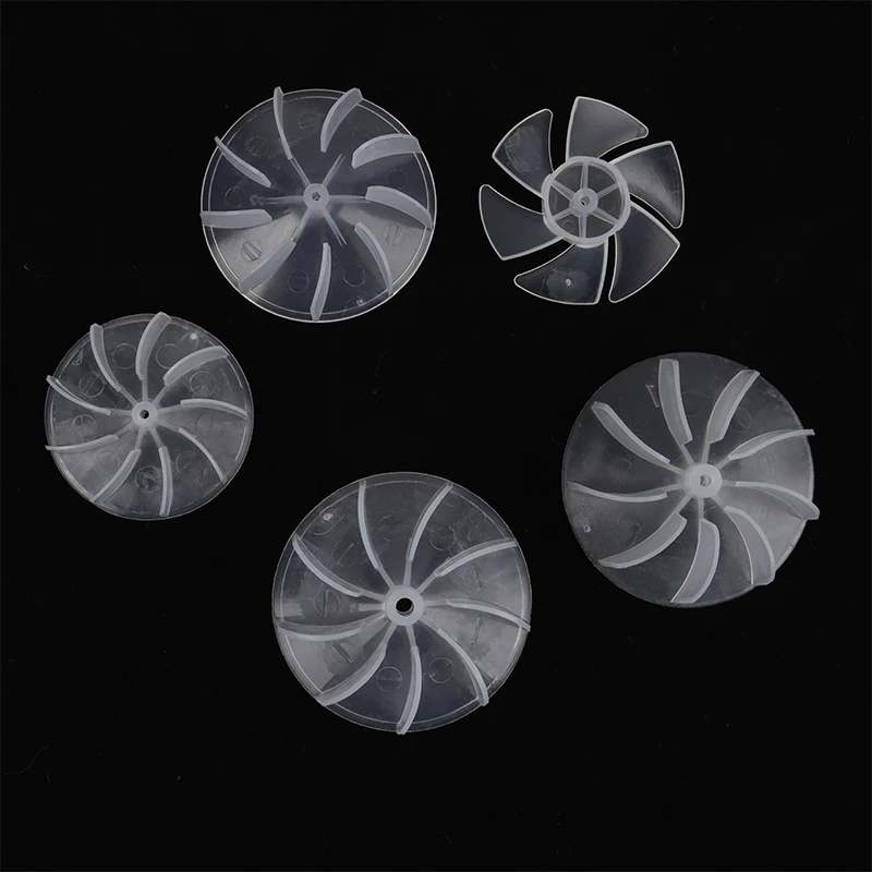 Small Power Mini Plastic Fan Blade 4/6 Leaves Power Hair Dryer Motor Fan Leaf For Hairdryer Motor Accessories