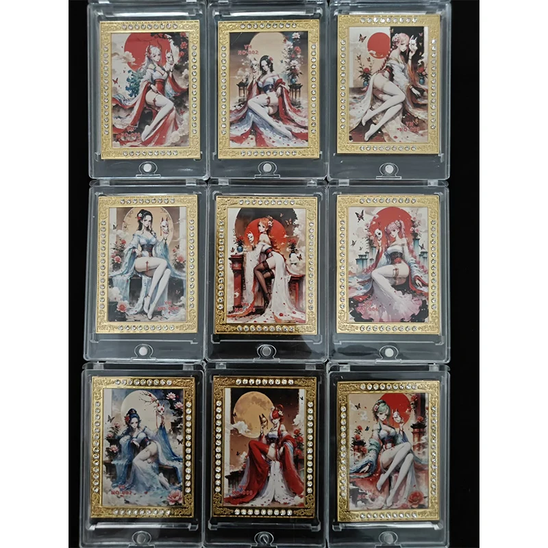 أنيمي قطعة واحدة YH ZS DT JP مجموعة من بطاقات Hancock Uta Vivi Nami Reiju جمع بطاقات عيد الميلاد هدايا عيد الميلاد لعب الأطفال #5