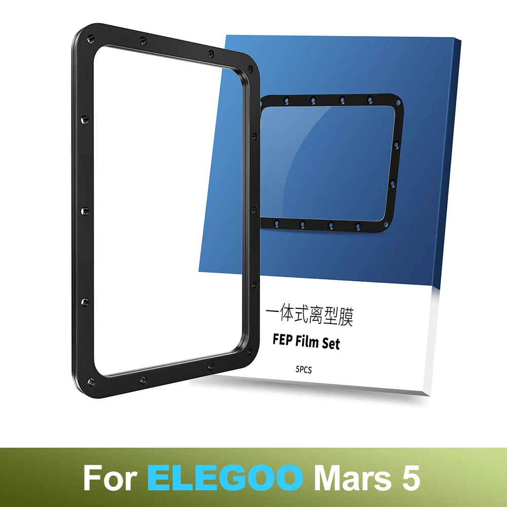 Para ELEGOO Mars 5 UV DLP LCD, Mits 5 FEP película resina Vat FEP actualizaciones accesorios de impresora 3D