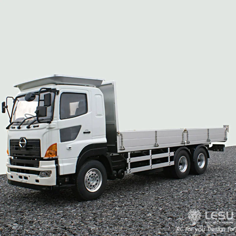 

1/14 LESU Радиоуправляемый Hino700 6x4 планшетный телефон металлические оси шасси 2-скоростной редуктор