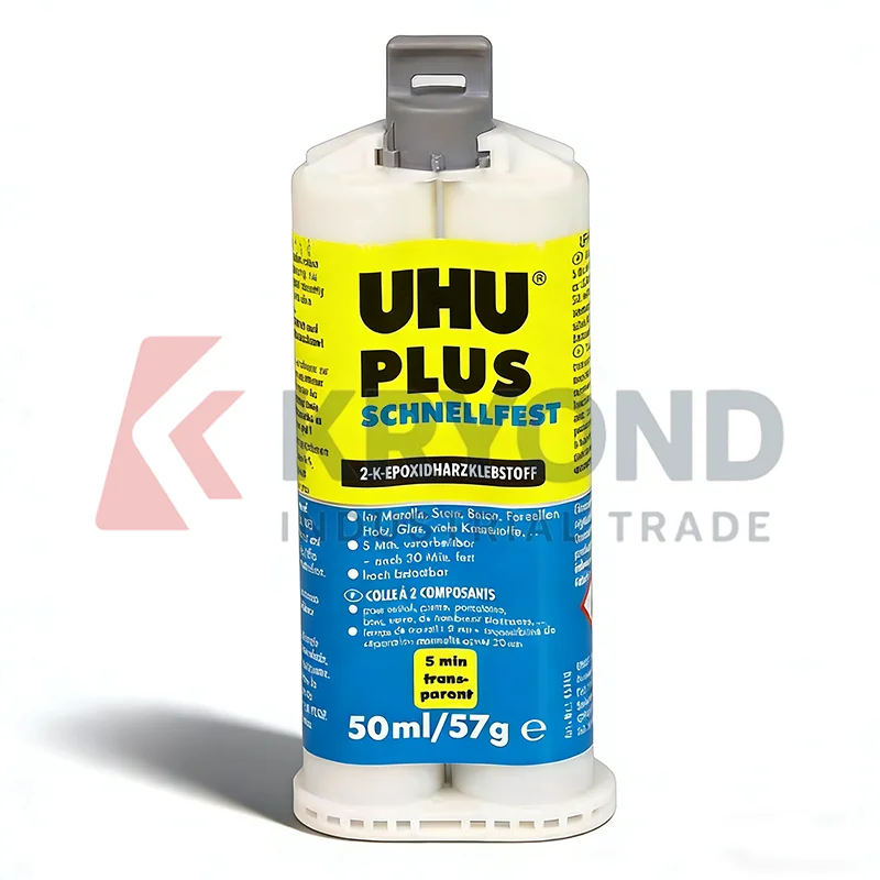 UHU PLUS Endfest 300 Epoxy Resin Sealant High Strength Two Component Bonding for Metal Jewelry Stone Ceramic Industrial Repair