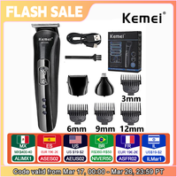 Kemei KM-1506 Multifunctional USB Hair Clipper Rechargeable Electric Hair Clipper Electric Shaver Beard Shaver Hair Clipper Keme