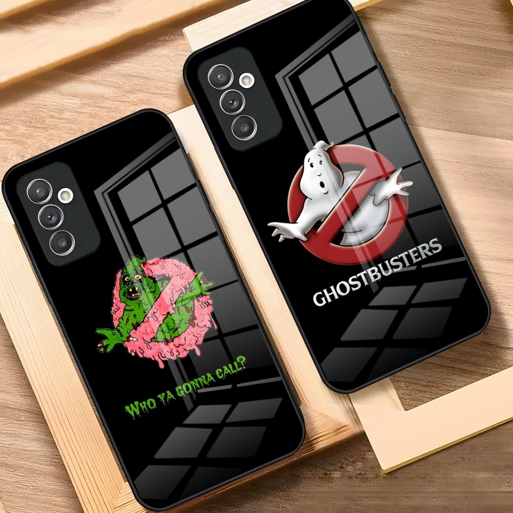 MINISO Movie-G-Ghostbusters Phone Case For Samsung A52 A71 A21 Galaxy A34 A14 A32 M14 S24 S23 S22 S21 S20 FE Glass Cover