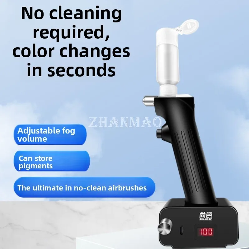 Electric No Wash Spray Pen Gundam Model Figurine Coloring Pump Charging Portable Spray Painting Turtle Pump Spray Gun