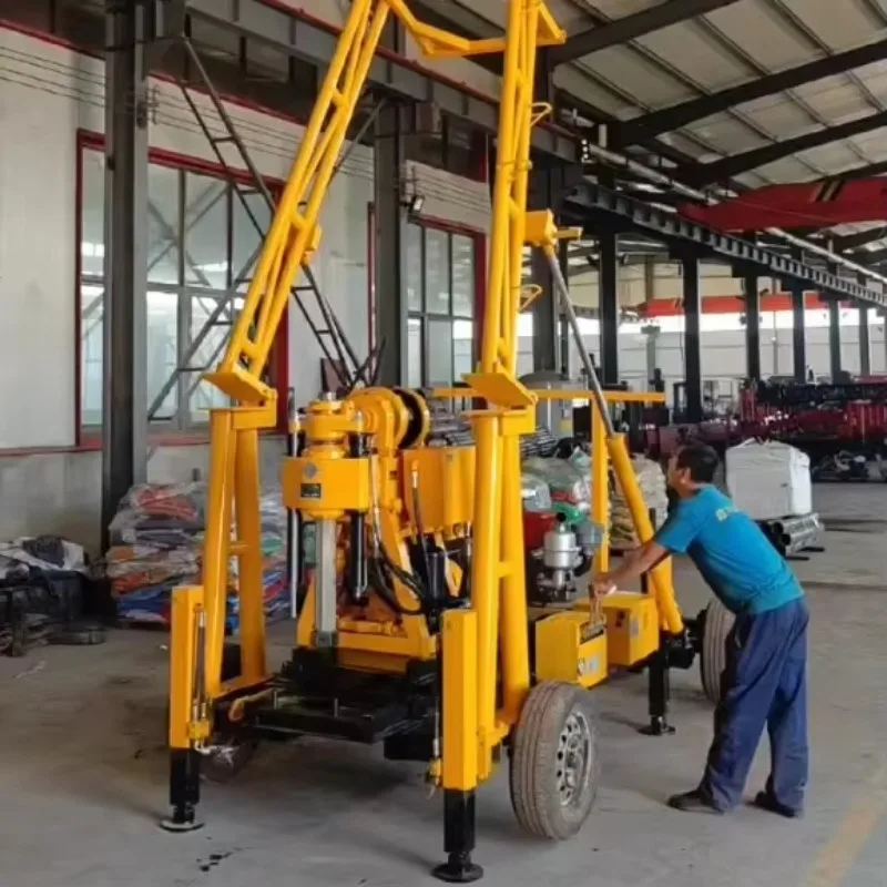 Customized 200m/300m/500m Core Drill Rig Hydraulic 200m Diamond Core Drilling Rigs Diesel-Powered Geological Core Drill Rig