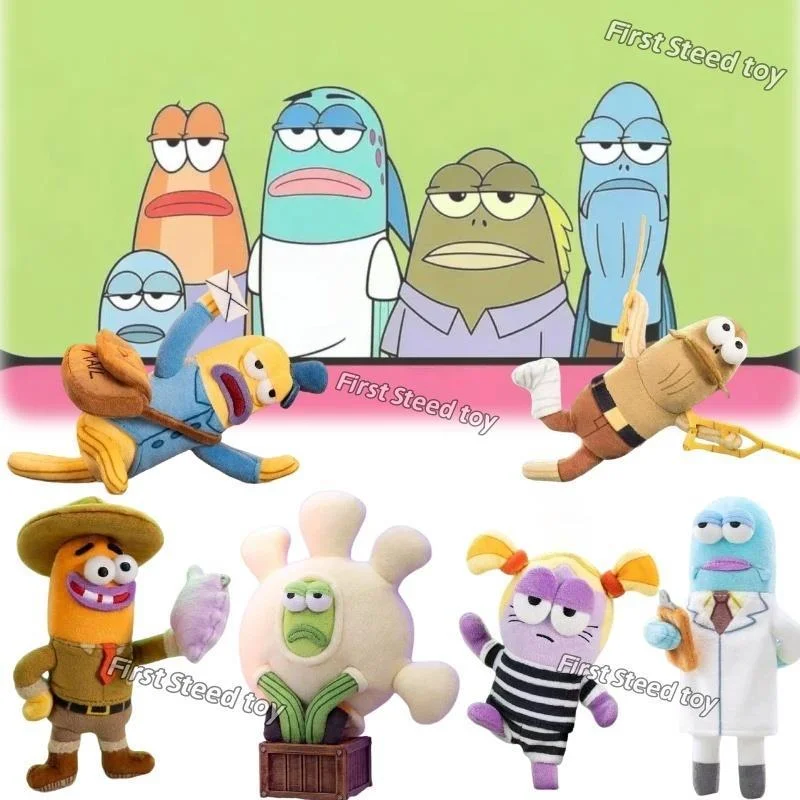 

Новый плюшевый брелок-подвеска «Рыбка из подводного города», 14 см, мультяшный милый морской животный, мягкая игрушка-подвеска, украшение для комнаты, подарок для ребенка