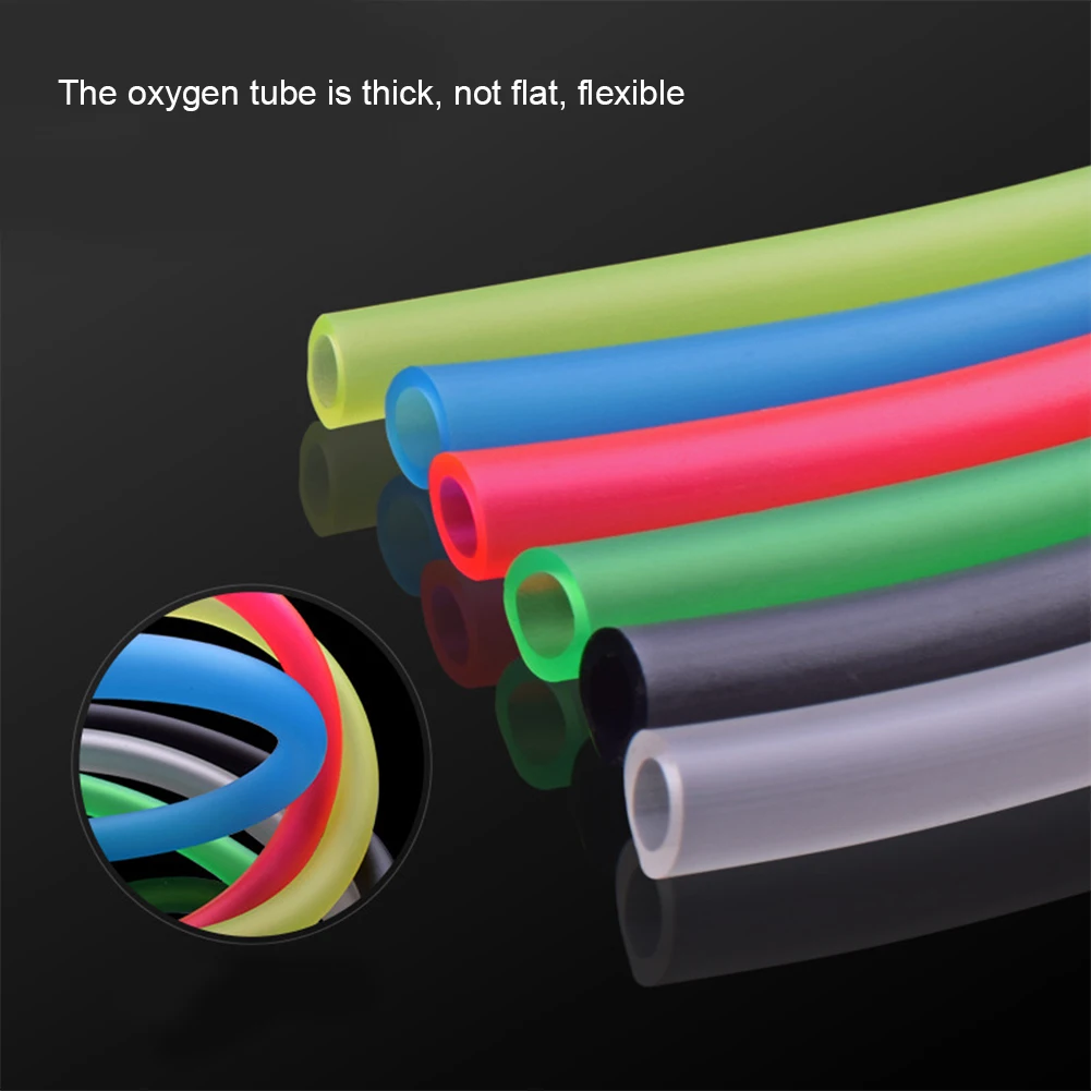 

5M Color Silicone Hose Aquarium Air Pump Oxygen Hoses 1mm Thickness Connection Long Tube Aquarium Accessories