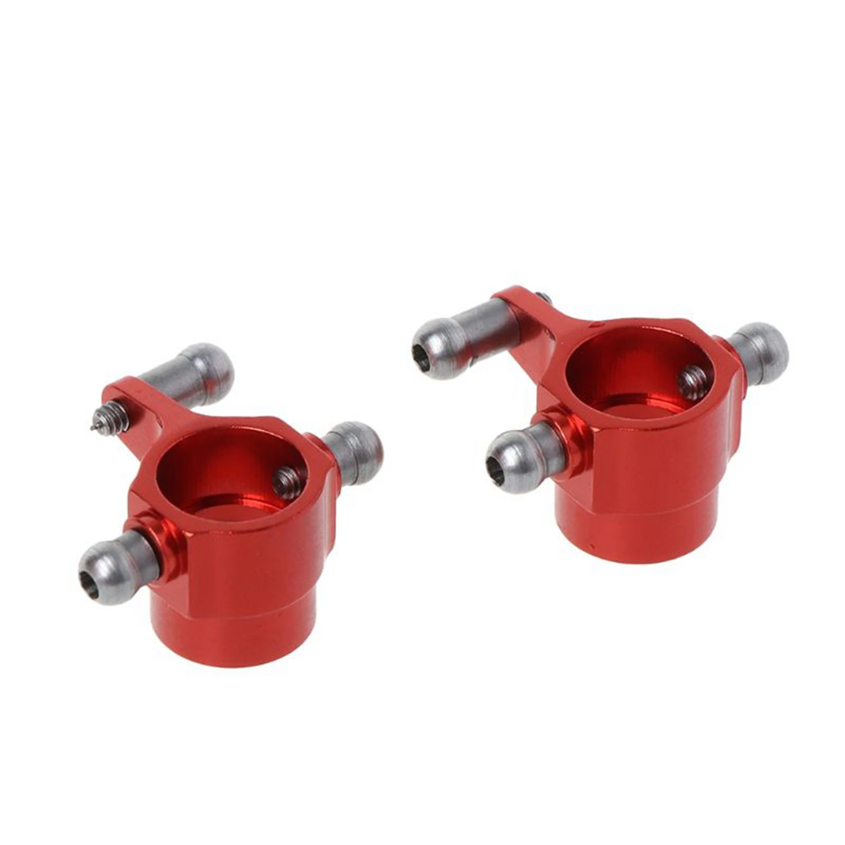 YSUN-4Pcs أجزاء معدنية مطورة كأس التوجيه الخلفي لسيارة Wltoys P929 P939 K969 K979 K989 K999 1/28 RC، أحمر