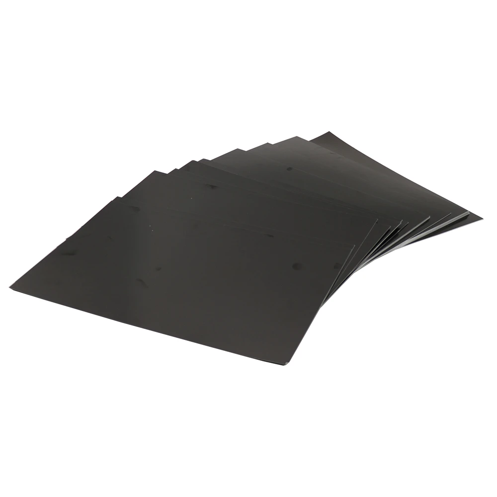 10 قطعة/50 قطعة آلة وسم النقش بالليزر اختبار صور التركيز ورقة مزدوجة سوداء يعتم ورقة الألياف مسار الليزر ضبط #3