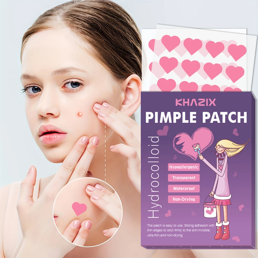 240 قطعة من رقع حب الشباب على شكل قلب، سائل يغطي البقع، سريع وفعال، لطيف، مقاوم للماء، عديم الرائحة
