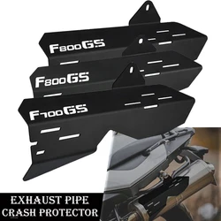 Protector de tubo de escape para motocicleta, cubierta de protección térmica antiincrustante para BMW F650GS, F700GS, F800GS, F650, F700, F800 GS