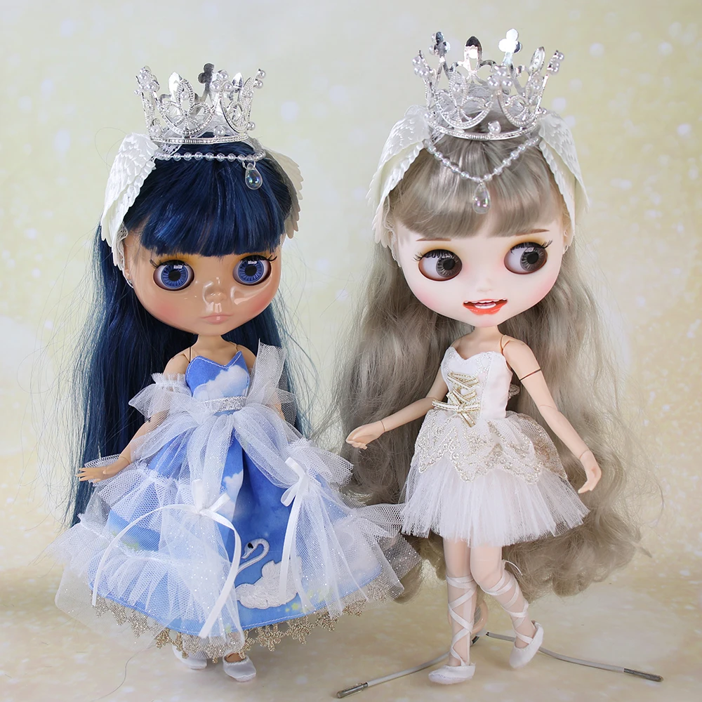 

Кукла ICY DBS Blyth 1/6 для балета, танцевальная юбка, платье с белым лебедем, аниме, девочка, BJD