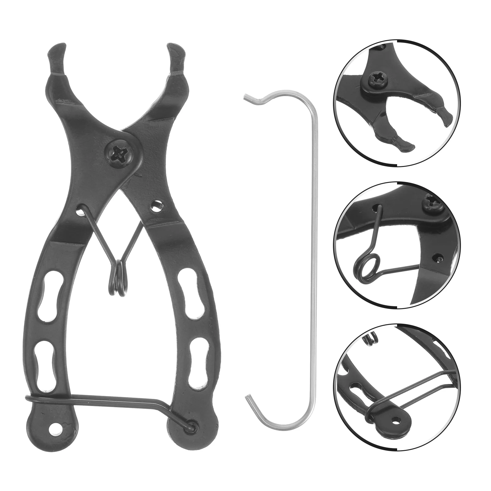 

Chain Hook Pliers The Install Clamp Bike Remover Quick Release Buckle Removal Tool Installation Accessories Steel for Link