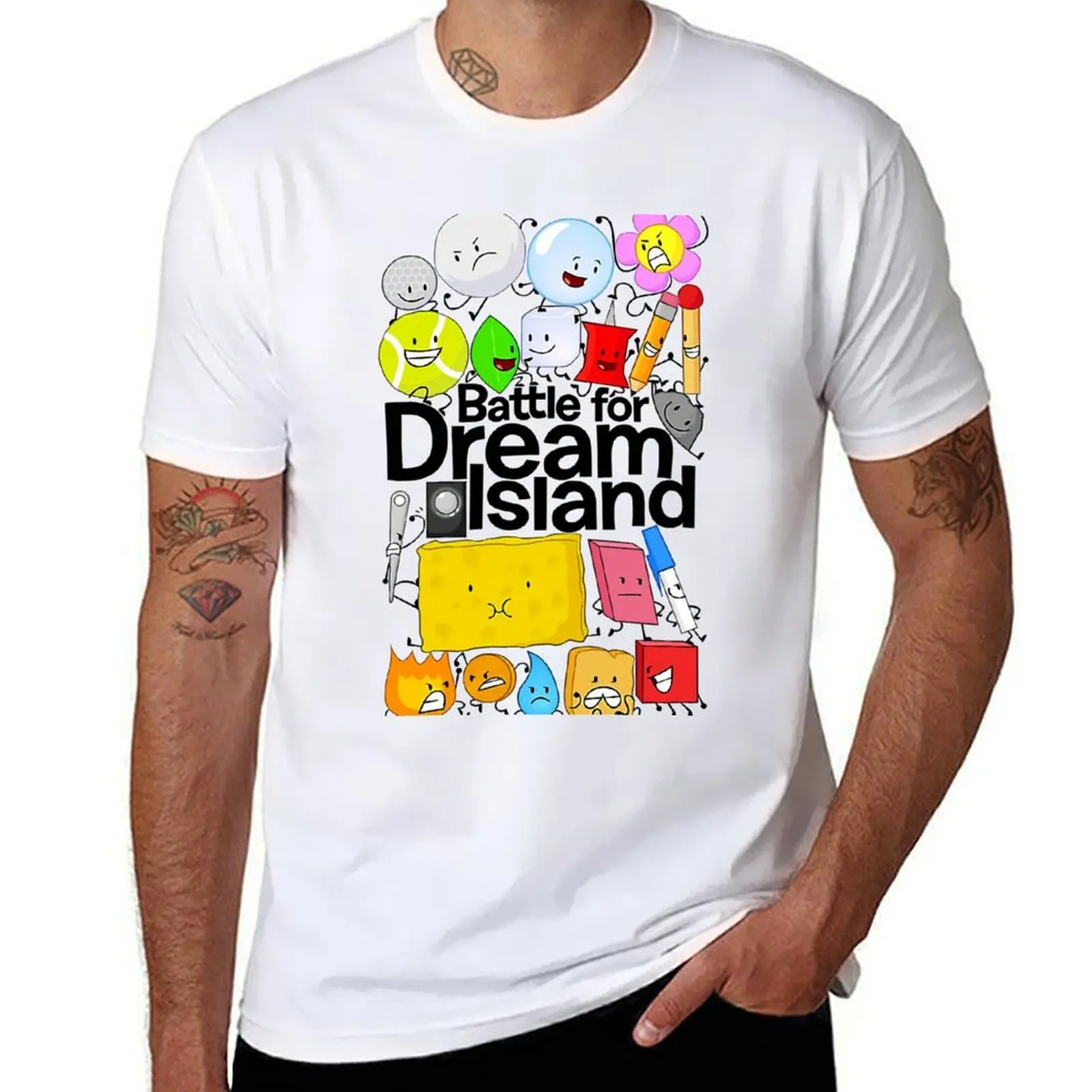 

Battle for Dream Island T-Shirt t shirt man plain t shirts for man graphic funny T-Shirt