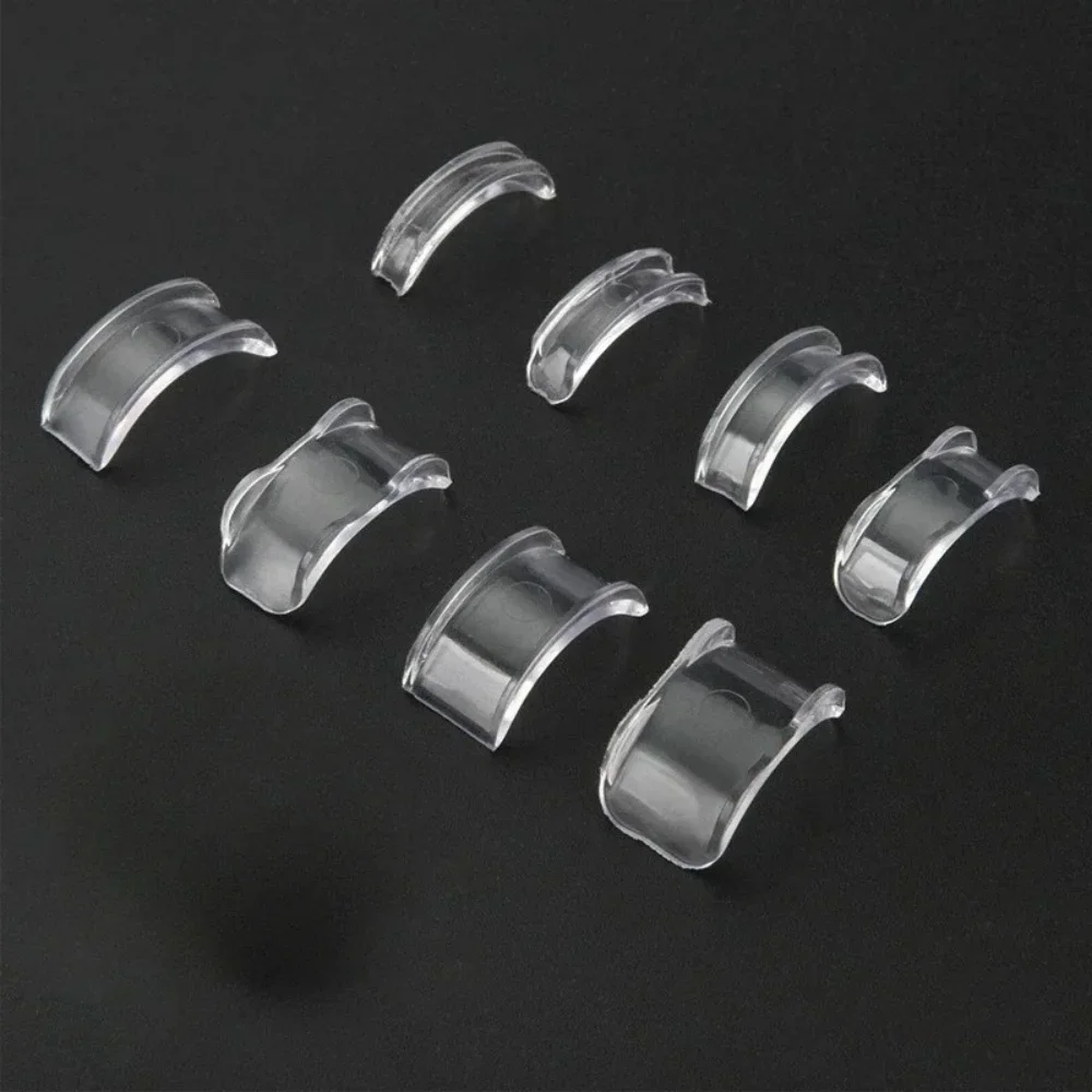 8pcs Multi-sizes Silicone Invisible Clear Ring Size Adjuster Resizer Loose Rings Reducer Ring Sizer Fit Any Rings Jewelry Tools