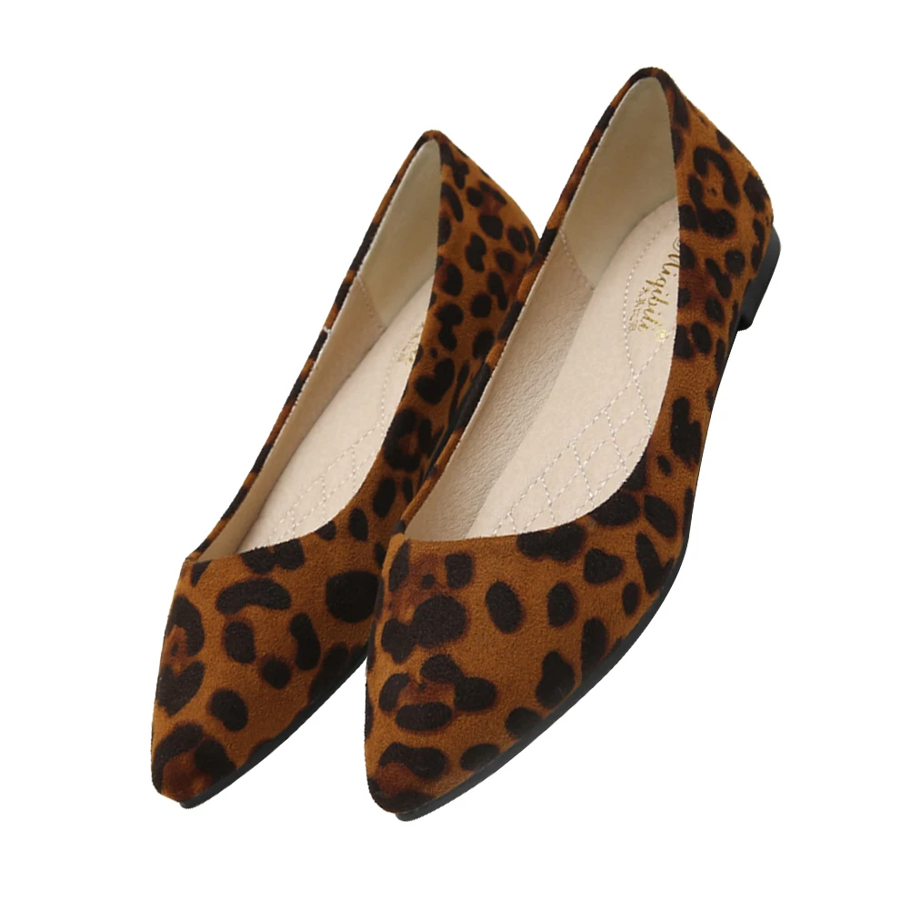 

Flat Heel Pointed Shoes Comfortable Breathable Women Lady Dressy Casual Business Elegant Fashion