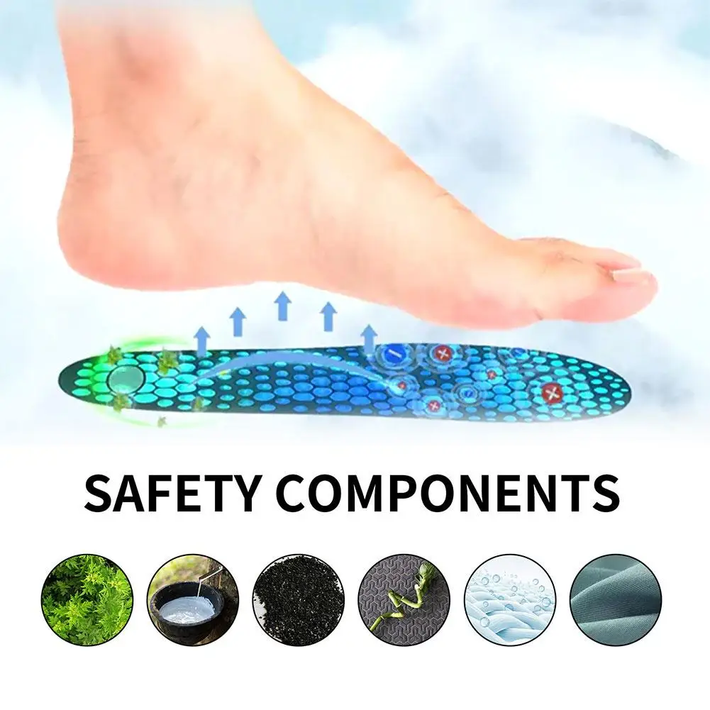 1 Pair Magnetic Therapy Foot Acupressure Insole Men Magnet Massage Insole Women Inserts Comfort Sports Relaxation Cushion C5s8