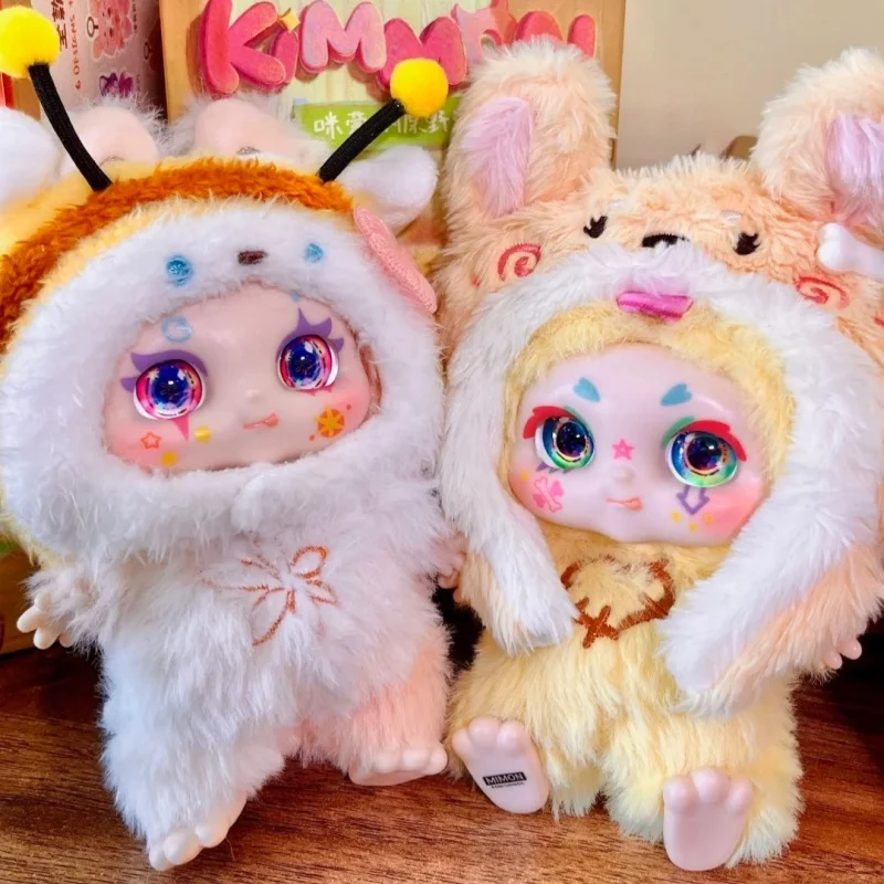 ของแท้ Kimmon Over The Moon Series ตุ๊กตากล่องตาบอดน่ารักรูปตุ๊กตา Mystery กล่องอินเทรนด์ของเล่นกระเป๋าจี้ตกแต่งคอลเลกชันของขวัญ
