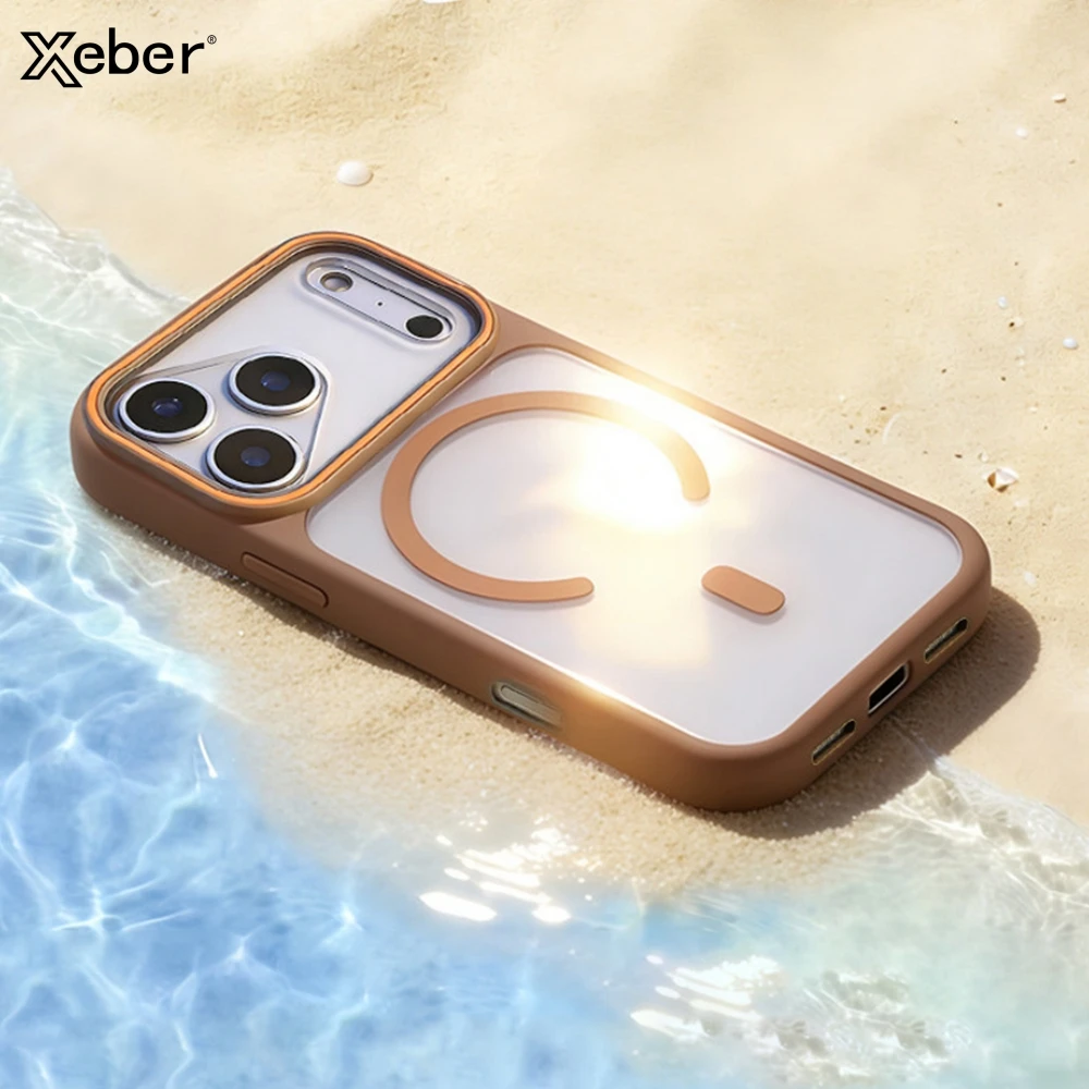 Luxuriöse transparente TPU-Magnethülle für MagSafe für iPhone 17 16 15 14 13 12 11 Pro Max Plus Air – kabellose Lade-Rückabdeckung