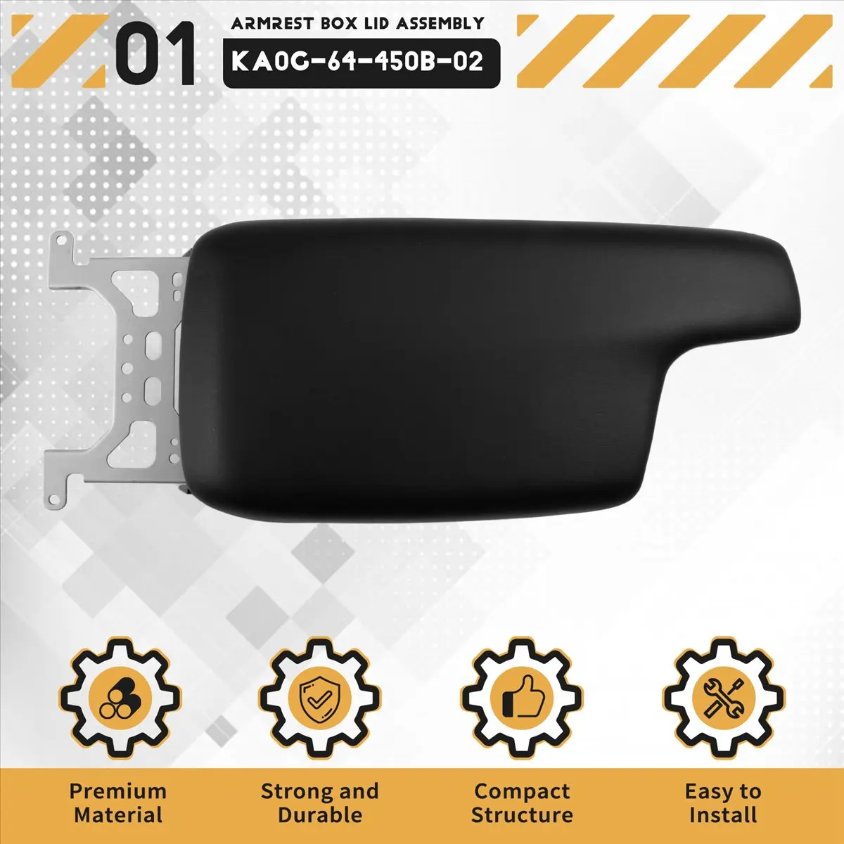 Super Promotion Couvercle de Boîte à Gants/Boîte de Rangement Centrale pour Mazda CX-5 2013-2016 Référence KA0G-64-450B-02
