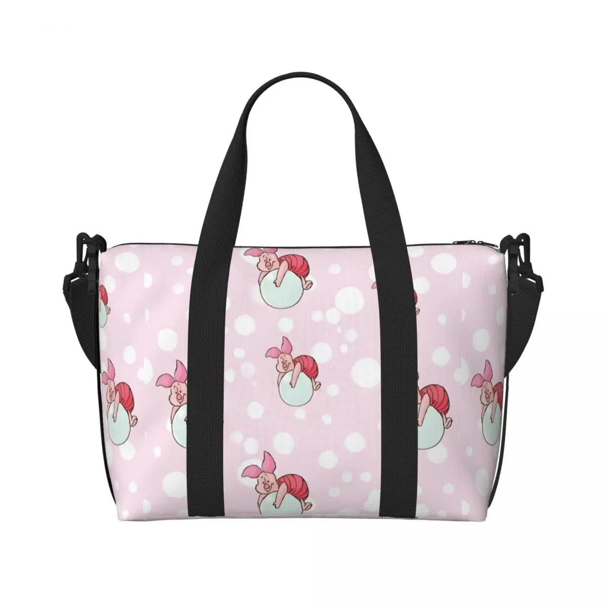 

Большая сумка-шоппер с принтом P-Piglets Anime Big Movie для женщин, на плечо, для спортзала, пляжа, путешествий