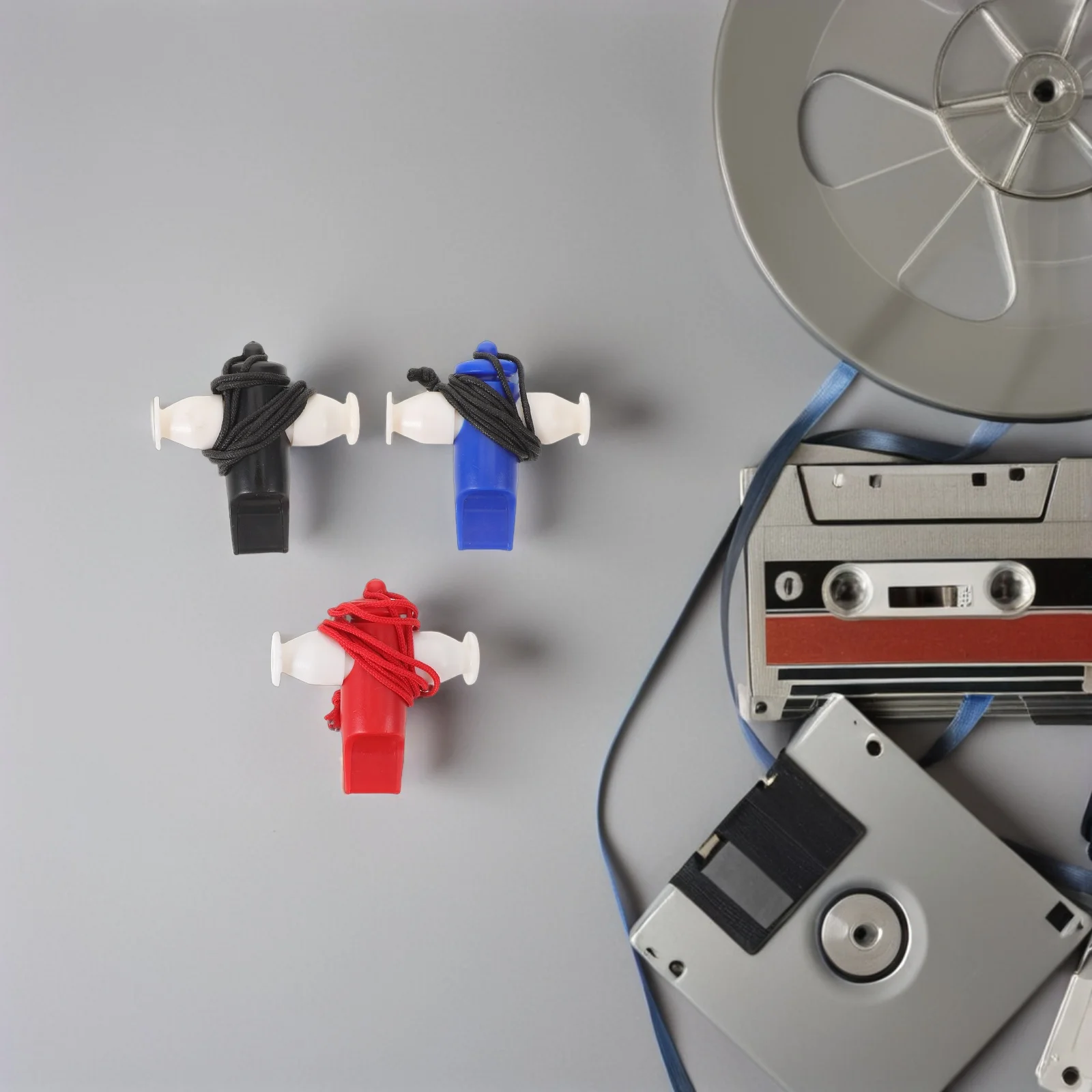 3 قطع من صفارة أورف سامبا: آلة موسيقية بلاستيكية خفيفة الوزن لحفلات أعياد الميلاد والمناسبات التعليمية وصوت ممتع