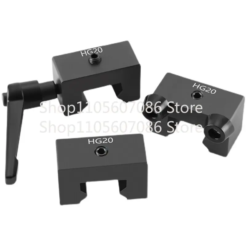 Suitable for Linear Guide Slider Limit Block HGH/EG Stroke Fixed Block Stopper Buffer Side Lock Anti-collision