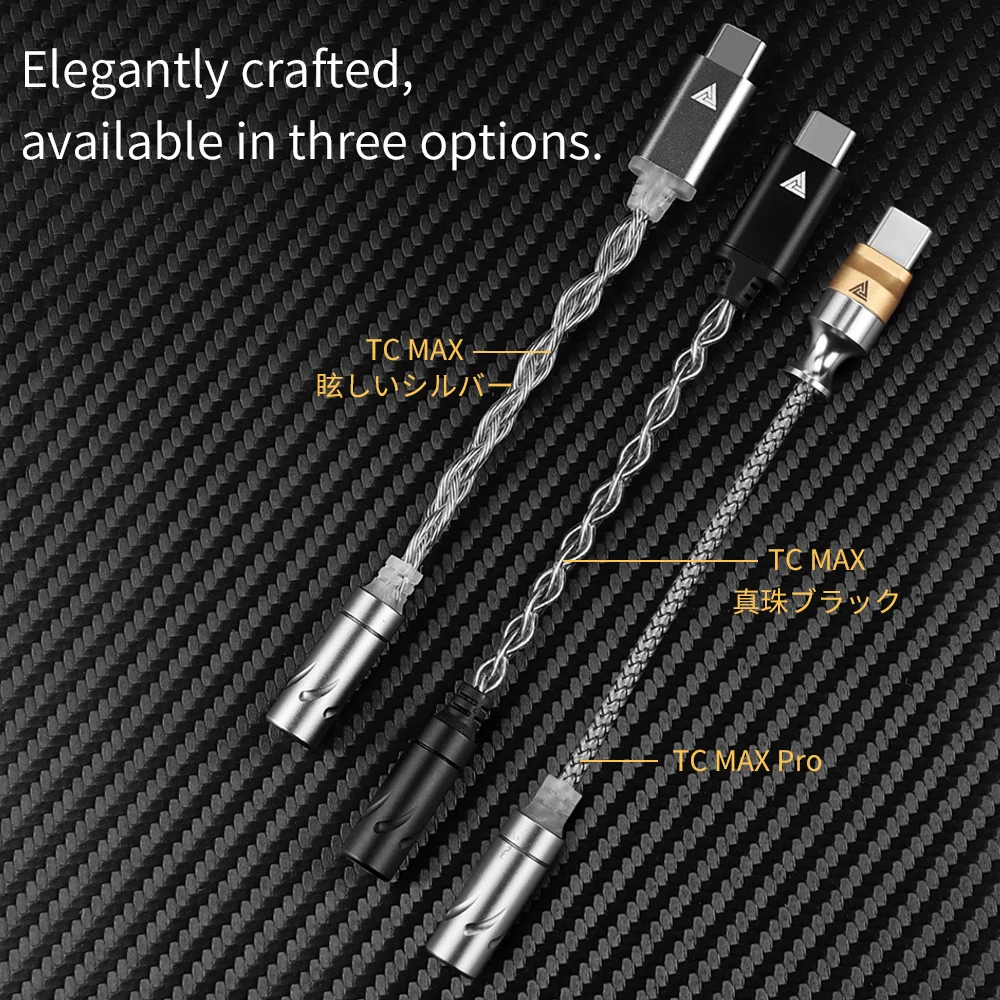 QKZ TC MAX Pro USB Type C to 3.5mm Conversion Interface headphone Amplifier Audio Decoder Earbuds Mobile Phone Adapter HiFi DAC