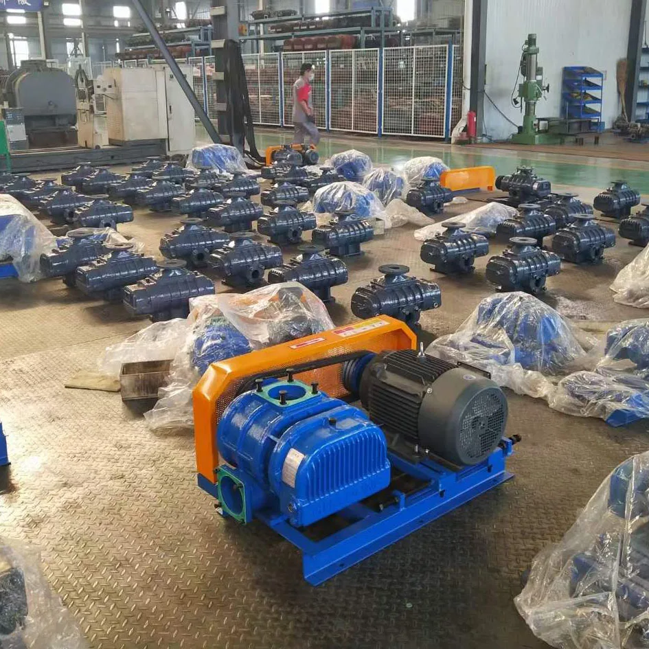 Factory Supply Sewage Treatment Vacuum Aeration Aquaculture Industrial Air Roots Blower