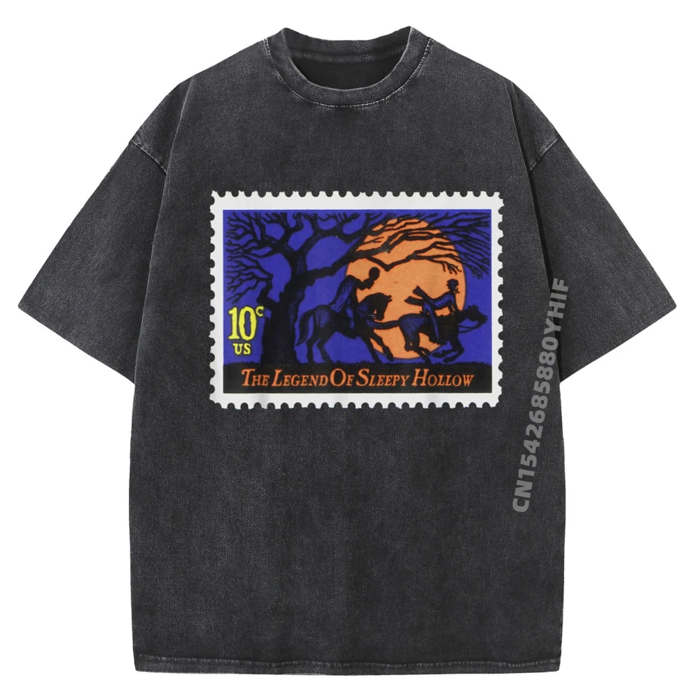 

Ichabod Crane Legend Of Sleepy Man, специальные топы и футболки, футболки с рисунком, мужские мягкие футболки, уличная стираная рубашка