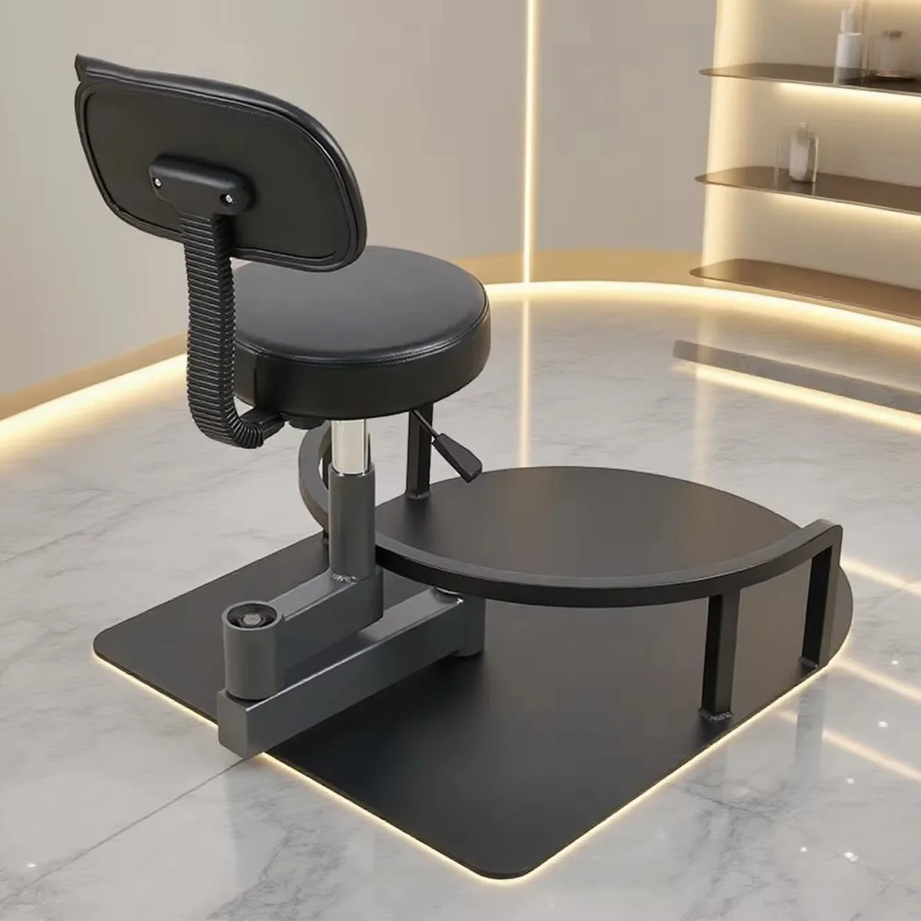 Professional 360 Rotary Barber Rotary Technician Chair Heavy Duty Work Integrated Haircut Living Room