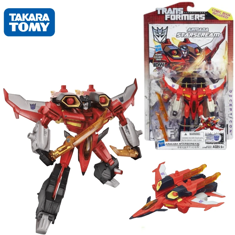 

In Stock Takara Tomy Transformers G Series 30th Anniversary D-Class Thunder Fleet Starscream Robot Anime Action Model Toys Gift