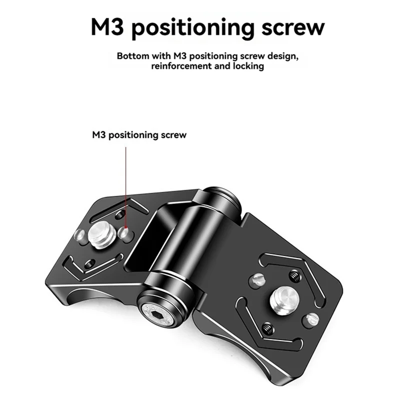 A93P Folding L Plate Arri Positioning Right-Angle Adapter For DJI SDR Transmitter Bracket For Monitor Mount V-Mounting Plate