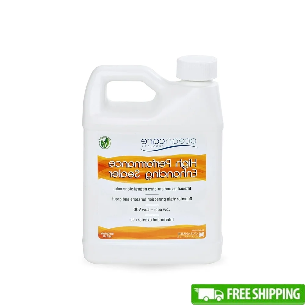 

High Performance Sealer Natural Stone Concrete Stain Protection Low Odor Low VOC Water Resistant Interior Exterior Use
