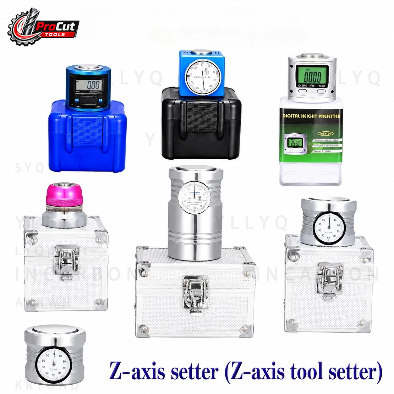 Magnetic Z-axis Zero Position Locator, Tool Length Setter Z-axis Tool Aligner for CNC Tool Calibration