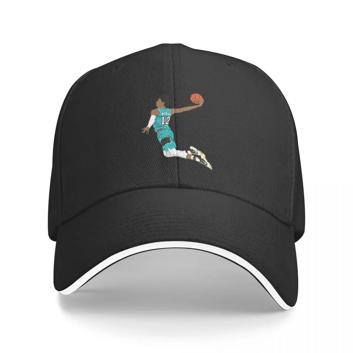 Player Number 12 Dunk Classic Baseball Cap Big Size Hat black Women Men's