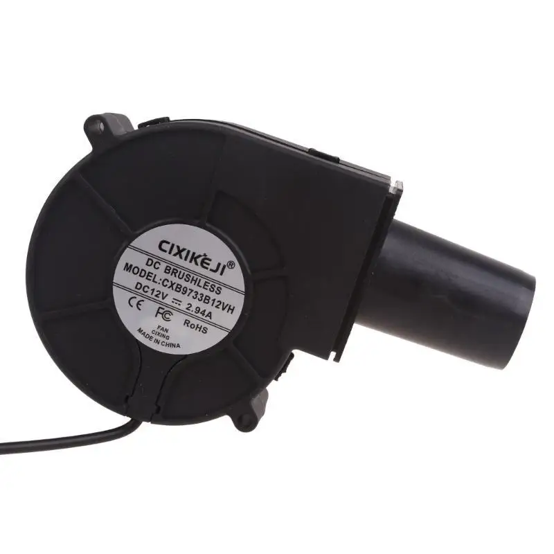 

652F EU/US Plug Powered Outdoor Cooking BBQ Fan Charcoal Blower Portable Barbeque Fan