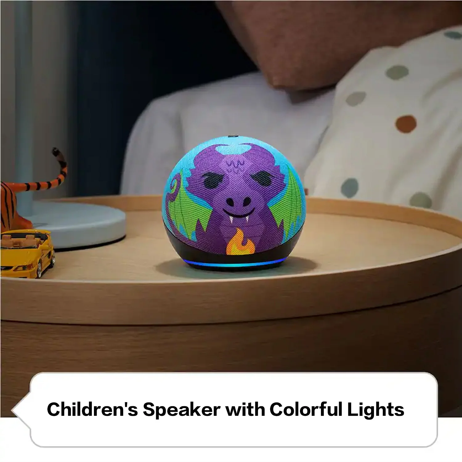 Kids Bluetooth Speaker Owl Design With Alexa Function Newest Model Mini Desktop Speaker High Fidelity Sound Portable Wireless Au
