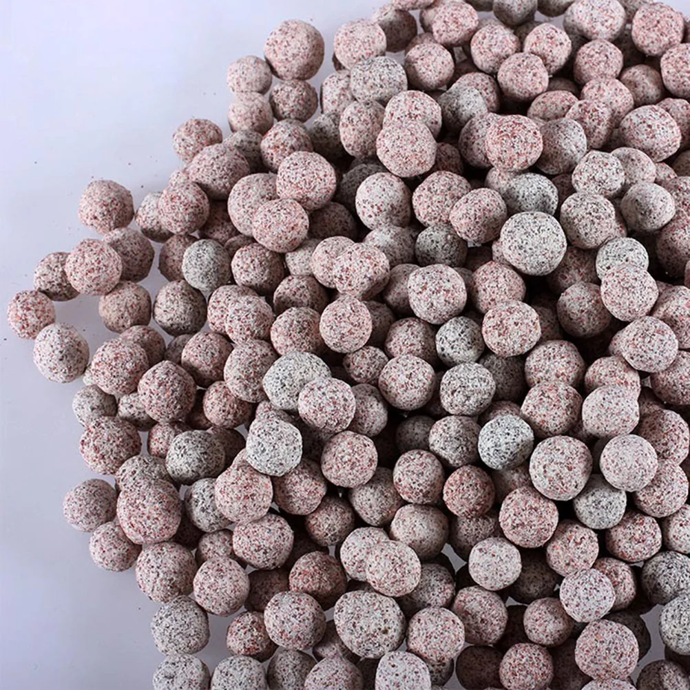 

500G Pack Quartz Bio Balls High Performance Filter Media for Freshwater Saltwater Aquarium Tank Gas Exchange Clean Water Mesh