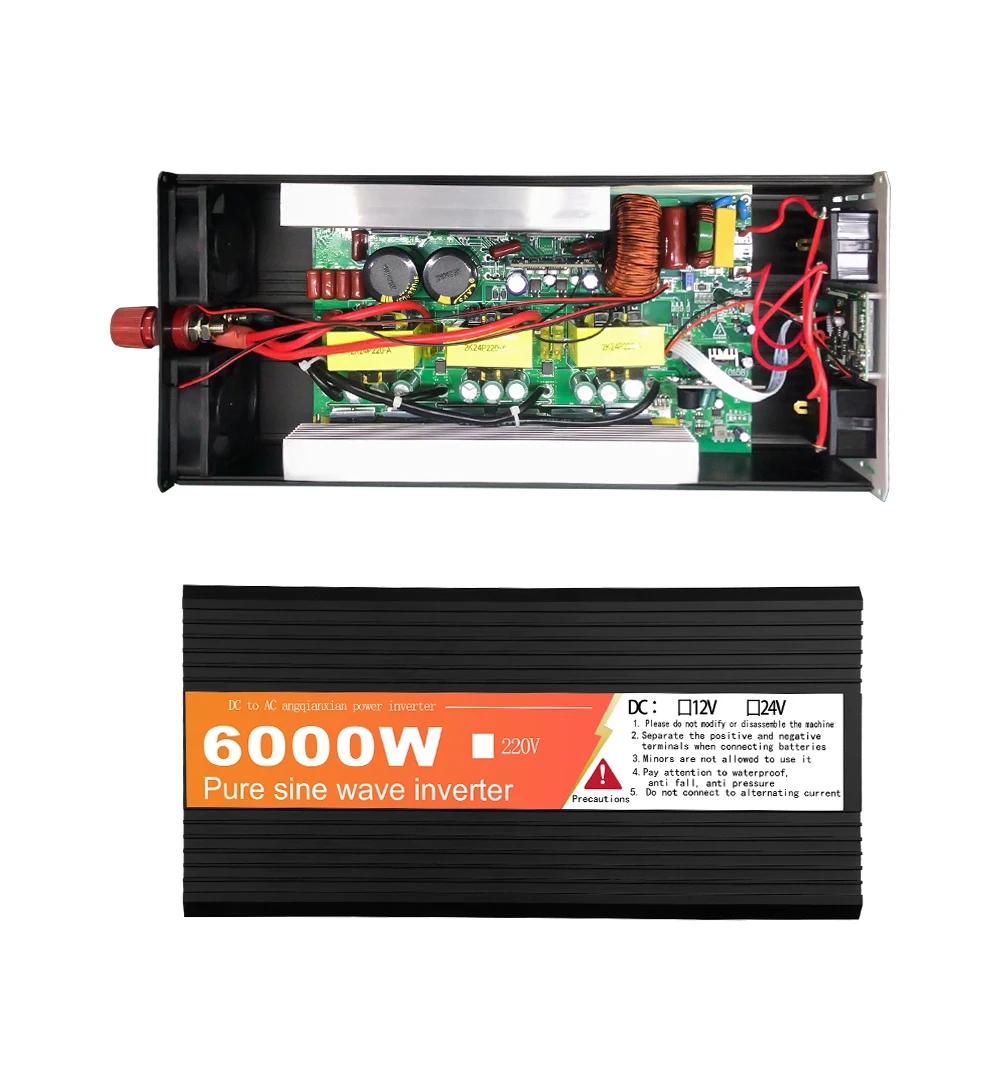 Pure Sine Wave Inverter 12v 24v To 220v 50Hz 60Hz Car Inverter 3200W 4000W 5000W Voltage Converter Power Solar Inverter