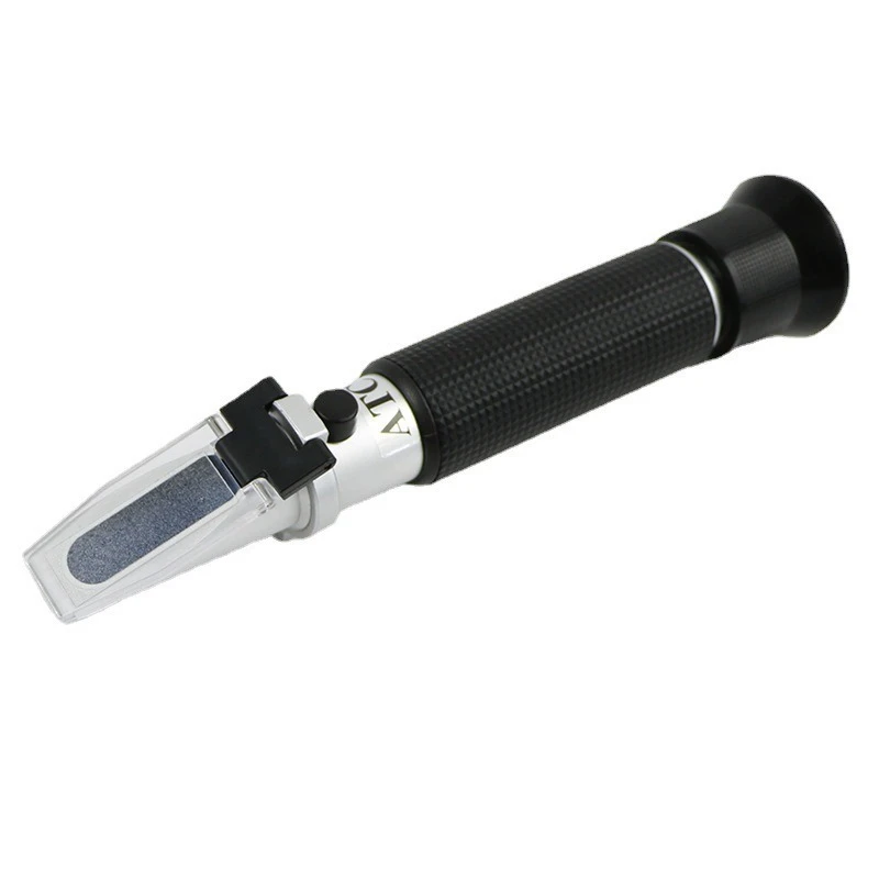 Handheld Alcohol Sugar Refractometer Tester Wine Concentration Meter Densitometer 0-25% Alcohol Beer 0-40% Brix Grapes