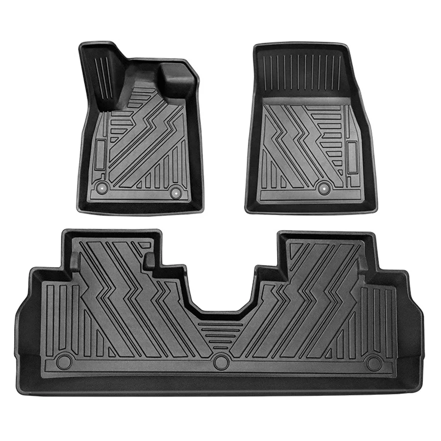 TPE 5D Car Special Floor Mats For Ford Mustang Mach-E 2021-2024 Trunk Mat Waterproof Wear-Resistant Car Interior Accessories