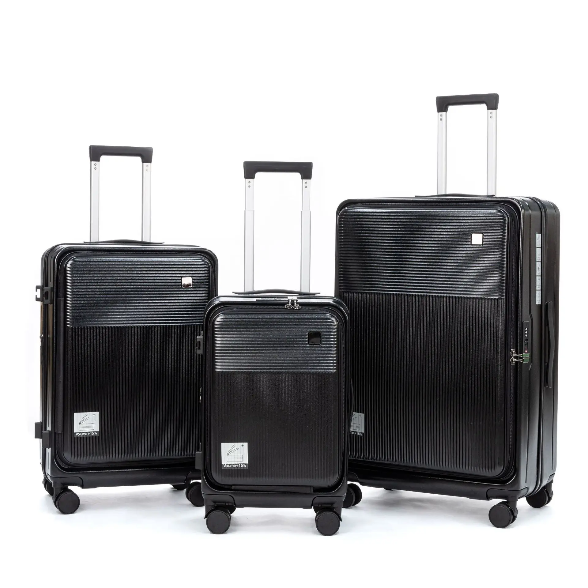 Hot Sale 20 24 28 Inch TSA Locks Spinner Wheels Trolley Hard Case Luggage Sit Kid Travel Bags Suitcase